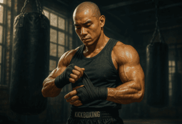 Getting ready for kickboxing - levelupwithdann
