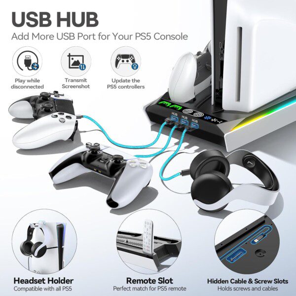 ps5 stand - gaming - level up with dann