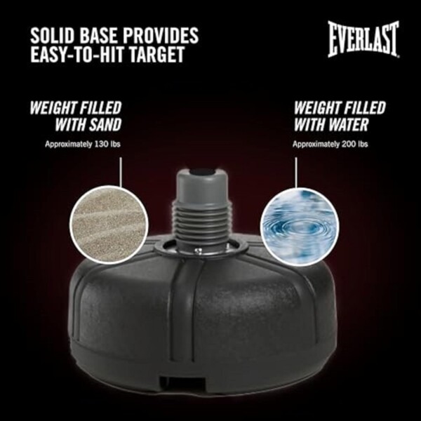 free standing punching bag everlast - kickboxing - level up with dann