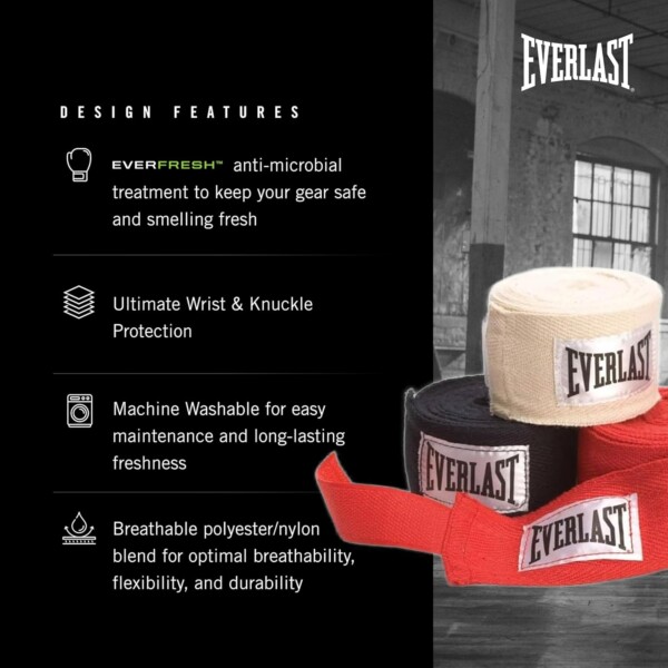 handwraps everlast - kickboxing - level up with dann