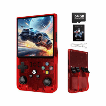 R36MAX Retro Handheld Game Console - 64GB Preloaded Classic Video Games
