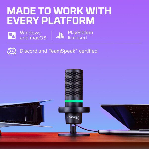HyperX DuoCast Microphone for Streaming