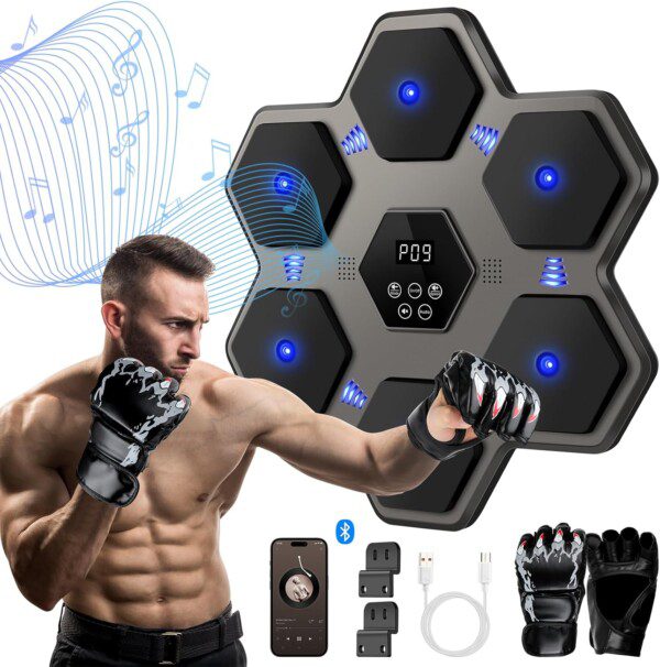 2025 New Music Boxing Machine for Adults,Smart Bluetooth Music Punching Machine