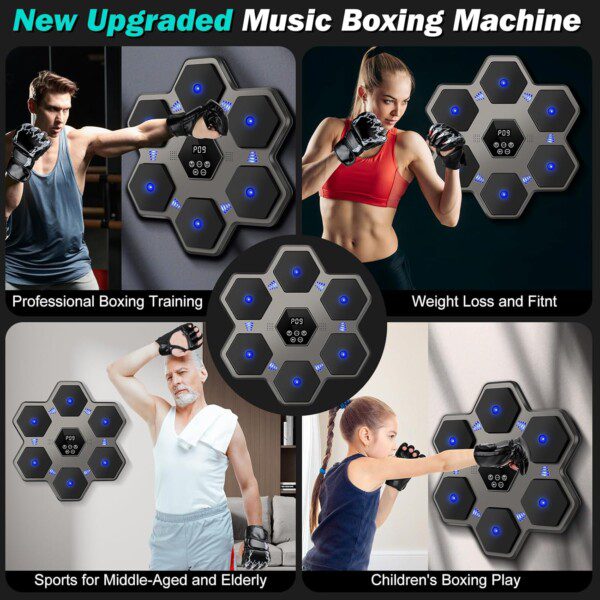 2025 New Music Boxing Machine for Adults,Smart Bluetooth Music Punching Machine