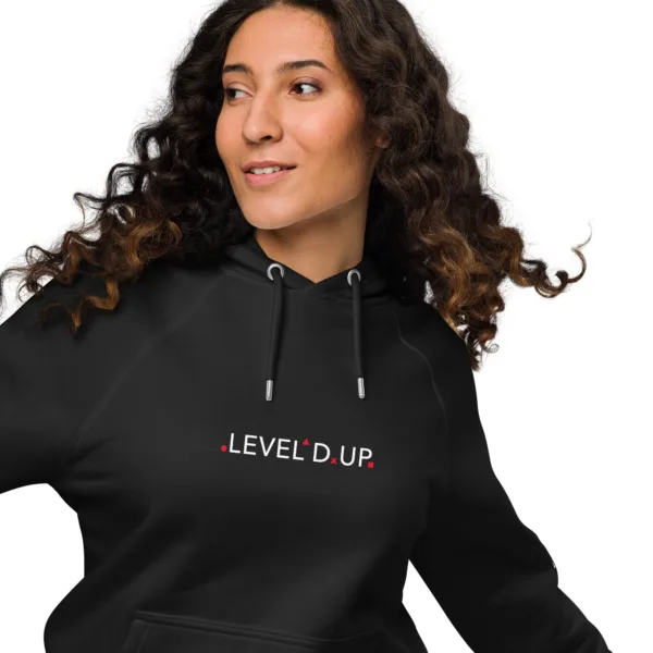 LEVEL'D UP unisex eco hoodie - Image 6