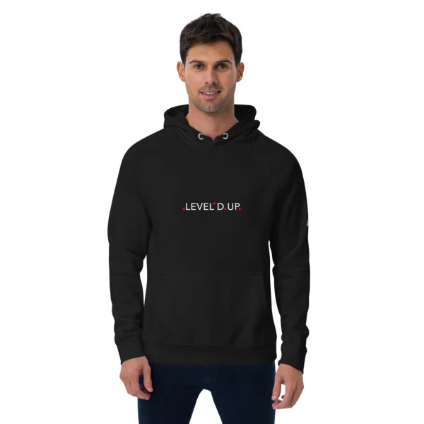 LEVEL'D UP unisex eco hoodie - Image 4