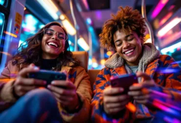 Tech lifestyle - mobile gaming